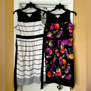 Two Motherhood maternity dresses size small